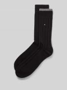 Tommy Hilfiger Strümpfe aus Baumwoll-Mix im 2er-Pack in Anthrazit, Grö...