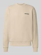 Pegador Oversized Sweatshirt mit Logo-Stitching und Rundhalsausschnitt...