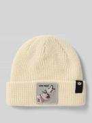 GOORIN BROS. Beanie mit Motiv-Patch Modell 'THE LONE BEANIE' in Offwhi...