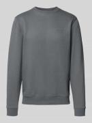 Blend Sweatshirt mit Rundhalsausschnitt und Logo in Anthrazit, Größe 3...