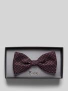 Blick Fliege aus Wolle-Seide-Mix Modell 'Jeremy' in Marine, Größe 1