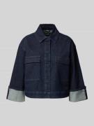 OPUS Jeansjacke mit Umlegekragen Modell 'Hollice' in Jeansblau, Größe ...