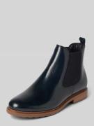 Tamaris Chelsea Boots aus echtem Leder in Marine, Größe 36