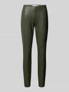 Raffaello Rossi Skinny Fit Hose in Leder-Optik Modell 'RESA' in Oliv, ...