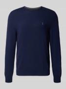 Polo Ralph Lauren Regular Fit Strickpullover aus reiner Wolle in Marin...