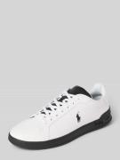 Polo Ralph Lauren Sneaker mit Logo-Stitching in Weiss, Größe 40