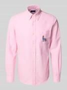 Polo Ralph Lauren Freizeithemd mit Knopfleiste in Altrosa, Größe L