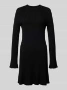 Only Ausgestelltes Strickkleid aus Viskose-Mix Modell 'MICHELLA' in Bl...