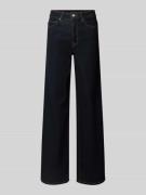 Only Wide Leg Jeans aus Baumwoll-Mix Modell 'MADISON' in Dunkelblau, G...