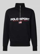Polo Ralph Lauren Sweatshirt mit Label-Print in Black, Größe L