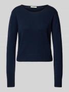 0039 Italy Strickpullover aus Kaschmir-Mix mit Rundhalsausschnitt in D...