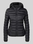 Review Steppjacke mit Kapuze in Black, Größe L