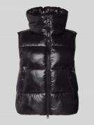 SAVE THE DUCK Steppweste mit Stehkragen Modell 'AMA' in Black, Größe L