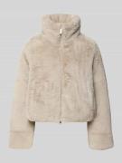 Colmar Originals Daunenjacke mit Webpelz in Sand, Größe 44