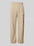 Pegador Wide Fit Sweatpants mit Logo-Stitching Modell 'Rib' in Ecru, G...