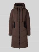 khujo Steppmantel mit Kapuze Modell 'ARIBAY' in Dunkelbraun, Größe M