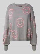 Only Regular Fit Strickpullover aus Viskose-Mix Modell 'MONTANA' in He...