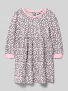 Happy Girls Midikleid mit Rundhalsausschnitt in Mittelgrau Melange, Gr...