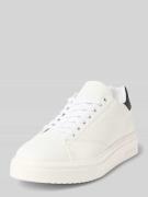 Steve Madden Ledersneaker mit Label-Schriftzug Modell 'FYNNER' in Weis...