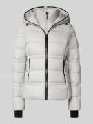 MICHAEL Michael Kors Steppjacke mit Kapuze in Mittelgrau, Größe XXL