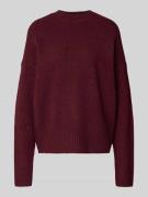 Vero Moda Relaxed Fit Pullover mit Woll-Anteil Modell 'BOOM' in Dunkel...
