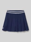 Polo Ralph Lauren Kids Regular Fit Faltenrock in Strick-Optik in Marin...
