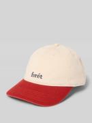 Forét Basecap mit Label-Stitching Modell 'HAWK' in Offwhite, Größe 1