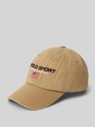 Polo Ralph Lauren Basecap mit Label-Stitching in Beige, Größe 1