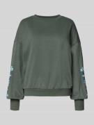 Only Regular Fit Sweatshirt aus Baumwoll-Mix Modell 'BROOKE' in Schilf...