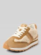 Lauren Ralph Lauren Sneaker aus Leder mit Teddyfell Modell 'DANI' in S...
