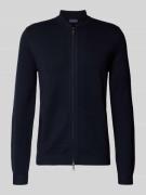 Christian Berg Men Slim Fit Strickjacke aus Woll-Mix in Marine, Größe ...