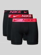 Nike Dry-Fit Trunks mit Label-Bund im 3er-Pack in Black, Größe L