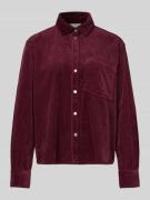Christian Berg Woman Relaxed Fit Hemdbluse in Cord-Optik in Kirsche, G...