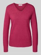 Christian Berg Woman Regular Fit Longsleeve aus Viskose-Mix in Strick-...