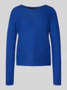 Betty Barclay Strickpullover mit Rundhalsausschnitt in Royal, Größe 38