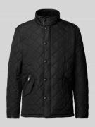 Barbour Regular Fit Steppjacke mit Pattentaschen Modell 'POWELL' in Bl...