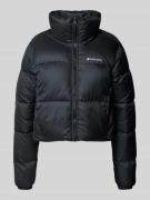 COLUMBIA Cropped Steppjacke mit Label-Print Modell 'Puffect™' in Black...