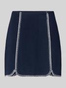 YAS Minirock mit Woll-Anteil Modell 'VICCO' in Marine, Größe 34
