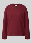 s.Oliver RED LABEL Regular Fit Pullover aus Baumwoll-Mix in Bordeaux, ...