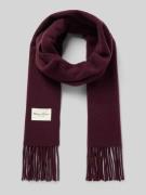 Marc O'Polo Schal aus reiner Schurwolle in Bordeaux, Größe 1