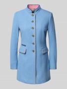 WHITE LABEL Blazer mit Pattentaschen in Hellblau, Größe 34