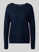 Vero Moda Regular Fit Strickpullover mit V-Ausschnitt Modell 'CREWLEFI...