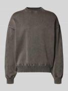 ANNARR Pullover mit Rundhalsausschnitt Modell 'ANDOR' in Graphit Melan...