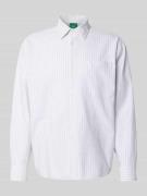 ANNARR Regular Fit Freizeithemd mit Kentkragen Modell 'VOLUND' in Weis...