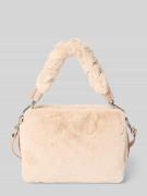 Coccinelle Handtasche mit Kunstfellbesatz Modell 'BOHEME' in Sand, Grö...