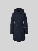 Moose Knuckles Daunenmantel mit Kapuze in Marine, Größe L