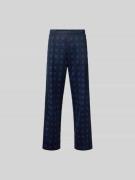 Kenzo Straight Fit Sweathose mit Gesäßtasche in Dunkelblau, Größe L