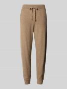 Jake*s Casual Jogpants aus Kaschmir mit elastischem Bund in Hazel, Grö...