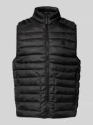 Jack & Jones Steppweste mit Reißverschlusstaschen in Black, Größe L