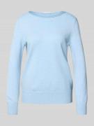 Christian Berg Woman Strickpullover mit U-Boot-Ausschnitt in Hellblau ...